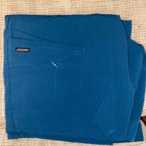 Jockey scrub pants medium in aqua